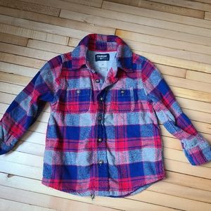 🔴5 /$10 Oshkosh plaid flannel shirt